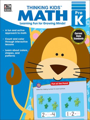 cover image of Thinking Kids' Math, Grade PK